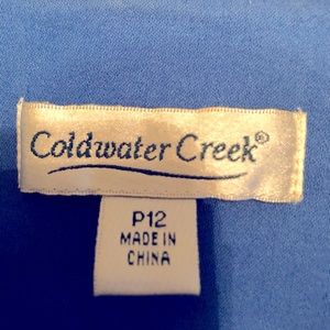 Blue jacket Coldwater Creek.